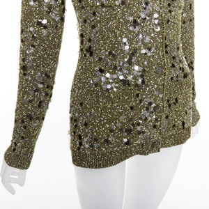 Gucci Women's Gucci Boucle Knit Pailettes Cardigan - view 8