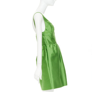 Prada Women's Prada 2022 Silk Sweetheart Mini Dress - view 4