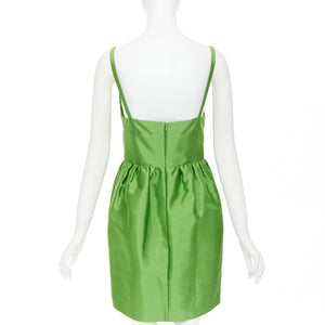 Prada Women's Prada 2022 Silk Sweetheart Mini Dress - view 5