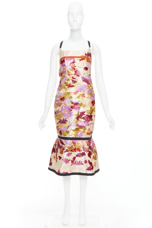 Prada Women's Prada Neoprene Silk Bondage Dress - view 10