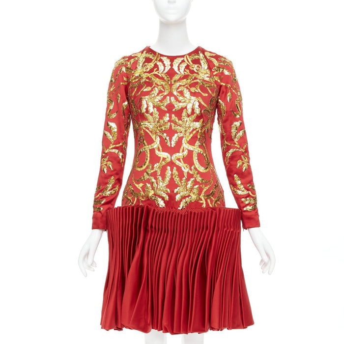 Alexander McQueen Women's Alexander Mcqueen 2010 Sequin Pleat Dress