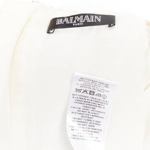 Balmain Women's Balmain Tweed Pearl Mesh Dress - view 9