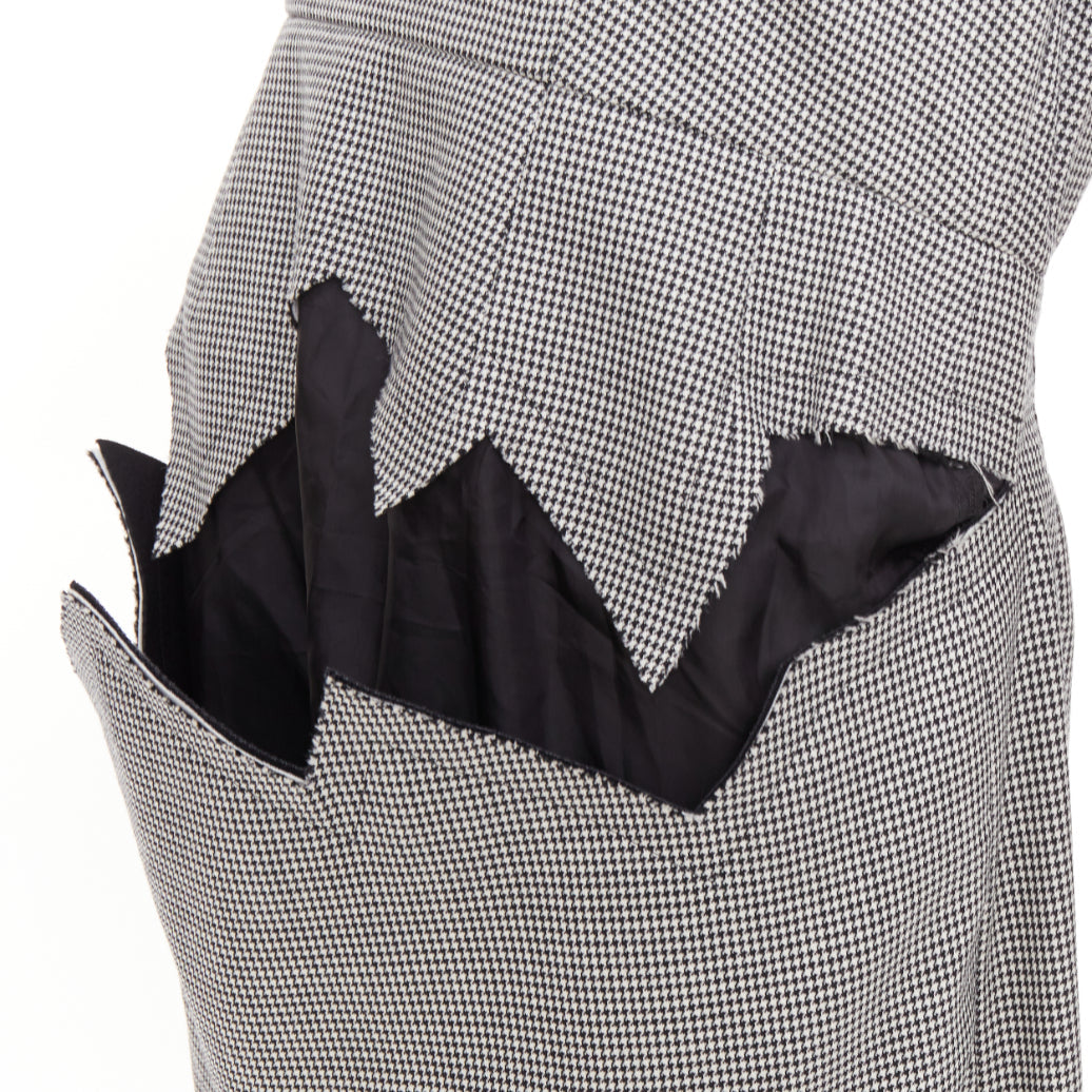 Women's Comme Des Garcons 2018 Wool Houndstooth Dress