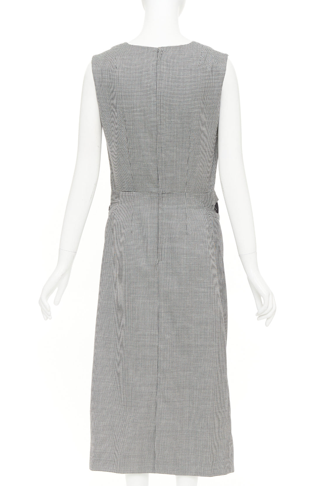 Women's Comme Des Garcons 2018 Wool Houndstooth Dress