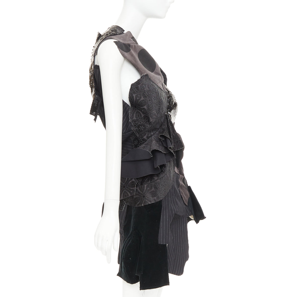 Women's Comme Des Garcons 2009 Patchwork Skirt