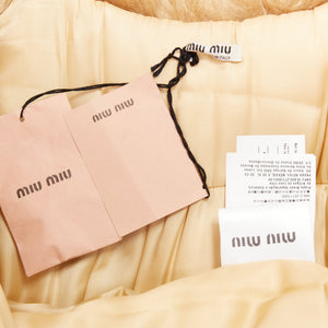 Miu Miu Women's Miu Miu 2019 Leather Mohair Fur Collar Coat - view 10