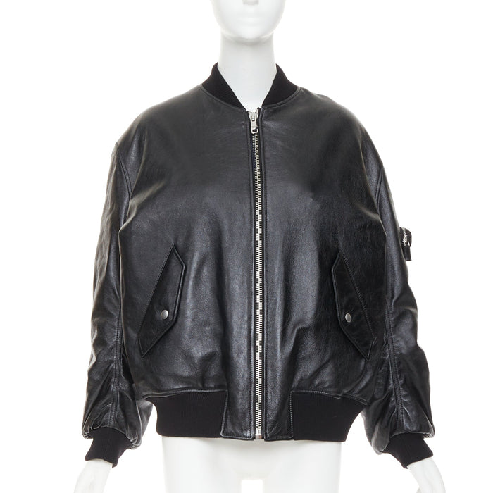 Prada Women's Prada Lambskin Triangle Pouch Bomber