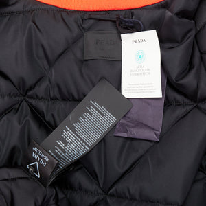 Prada Men's Prada Faux Fur Hem Belted Bomber Coat - view 8