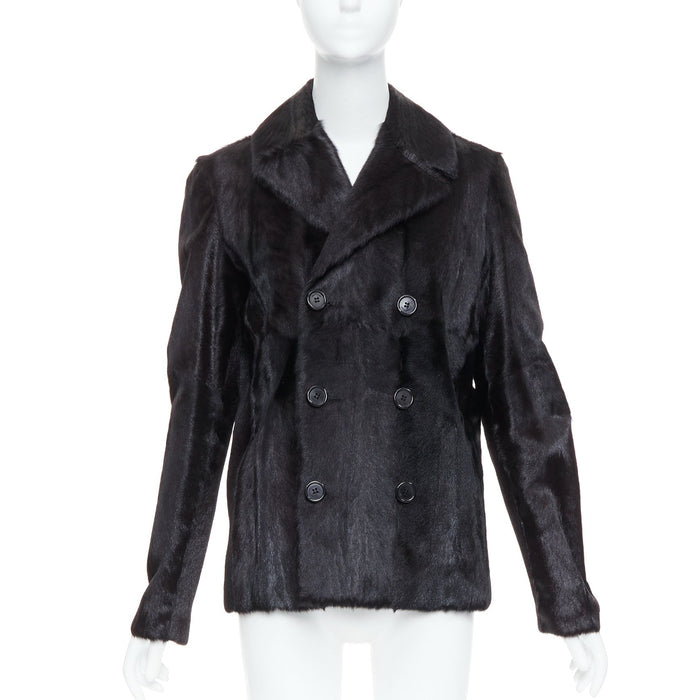 Saint Laurent Women's Saint Laurent 2017 Goat Fur Coat Jacket