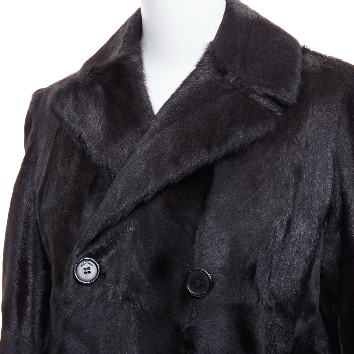 Women's Saint Laurent 2017 Goat Fur Coat Jacket