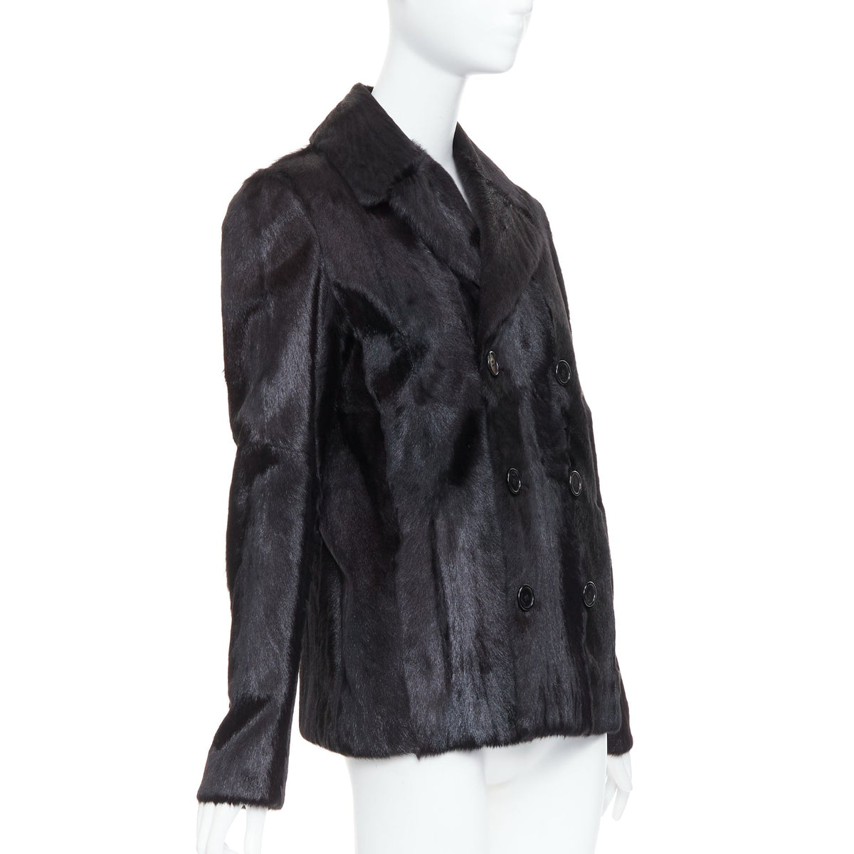 Women's Saint Laurent 2017 Goat Fur Coat Jacket