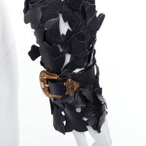 Alexander McQueen Women's Alexander Mcqueen 2011 Laser Cut Leather Jacket - view 10