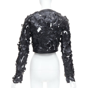 Alexander McQueen Women's Alexander Mcqueen 2011 Laser Cut Leather Jacket - view 5