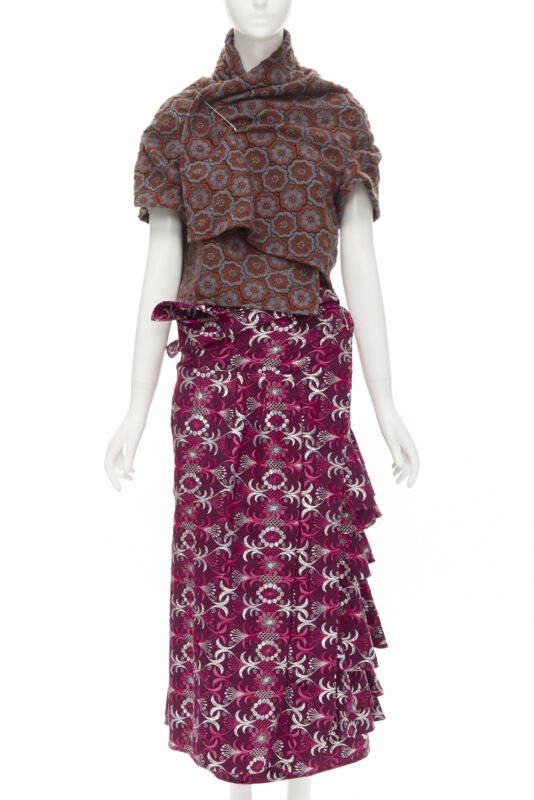 Women's Comme Des Garcons 1999 Ruffle Skirt Set