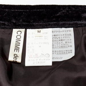 Comme des Garçons Women's Comme Des Garcons Velvet Crystal Skirt - view 8