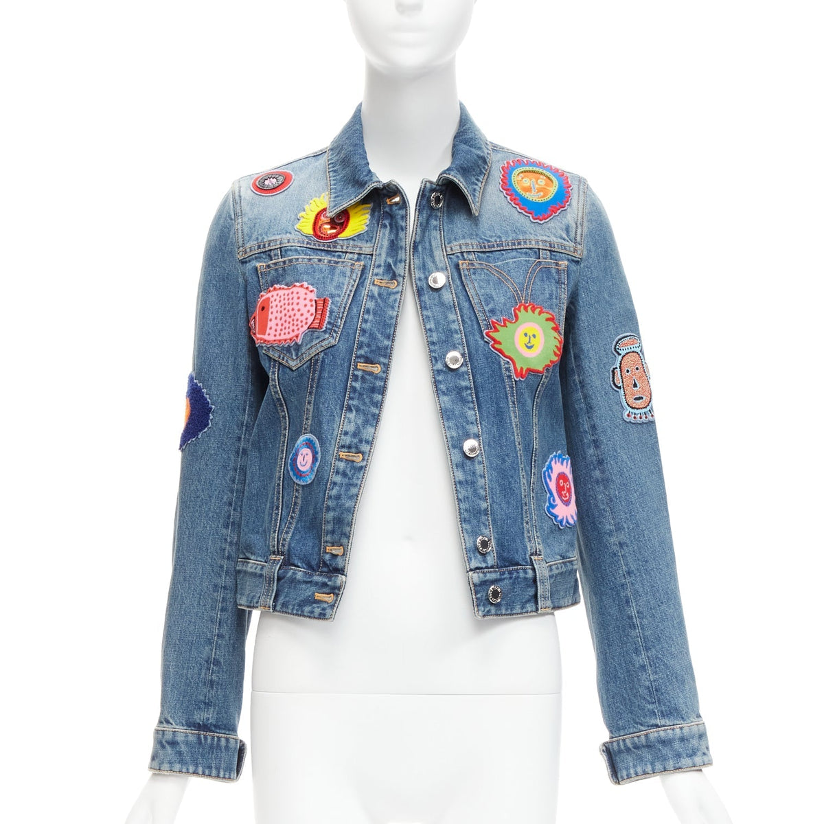Women's Louis Vuitton Yayoi Kusama Denim Jacket