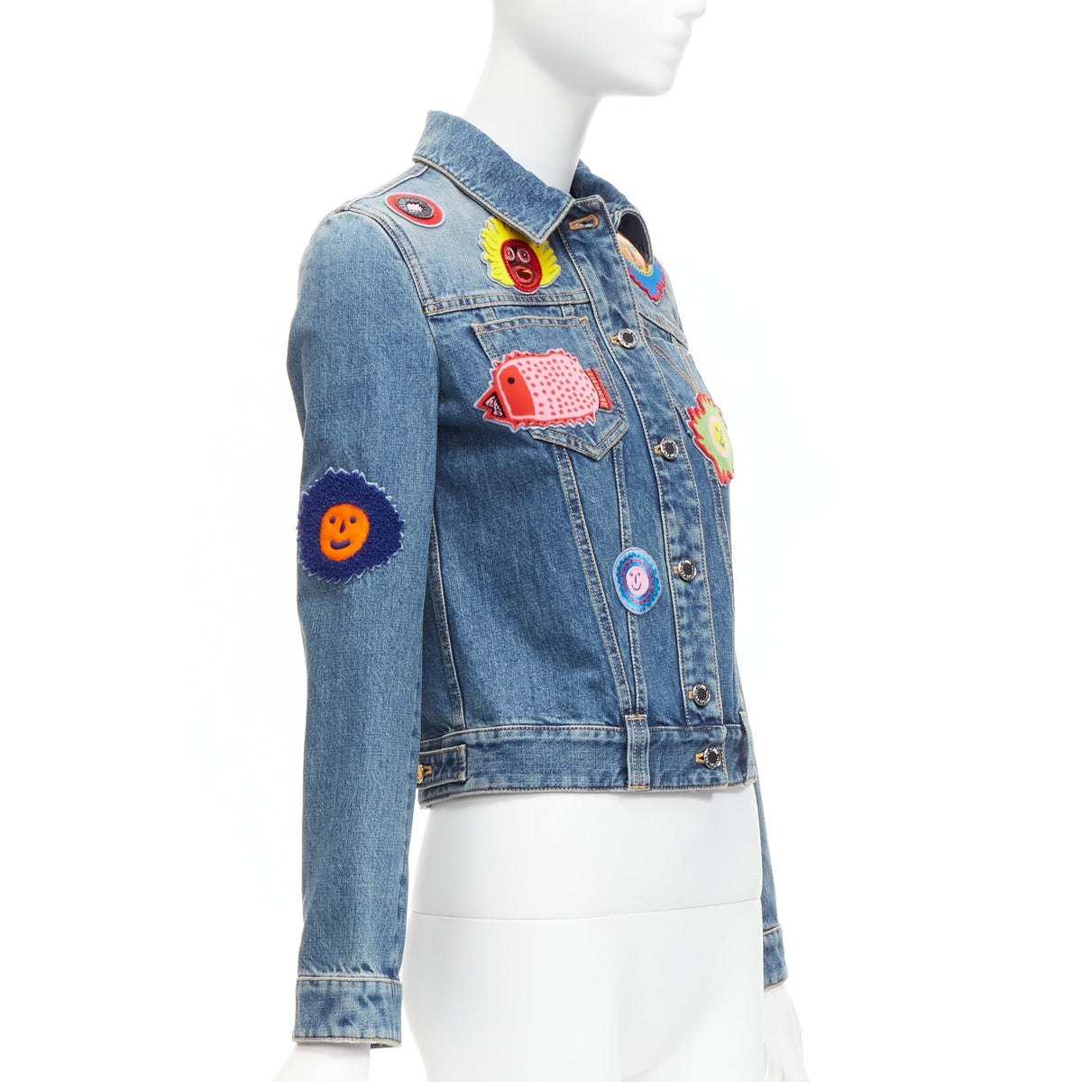 Women's Louis Vuitton Yayoi Kusama Denim Jacket