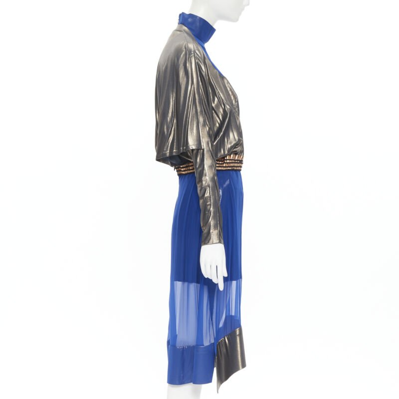 Women's Balenciaga 2012 Futuristic Silk Dress