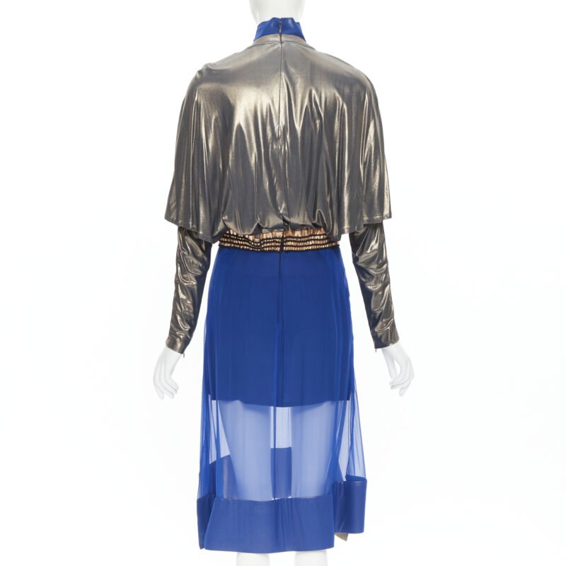 Women's Balenciaga 2012 Futuristic Silk Dress