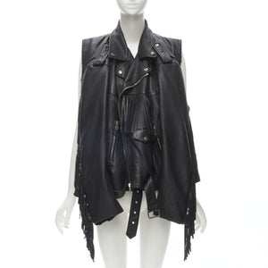 Balenciaga Women's Balenciaga 2017 Fringed Biker Jacket - view 1