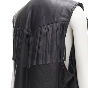Balenciaga Women's Balenciaga 2017 Fringed Biker Jacket - view 10