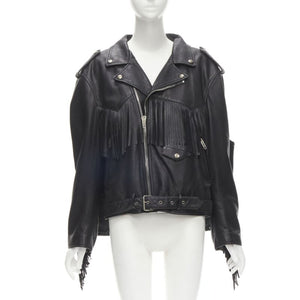 Balenciaga Women's Balenciaga 2017 Fringed Biker Jacket - view 2
