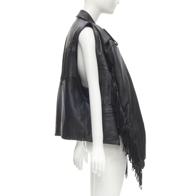 Women's Balenciaga 2017 Fringed Biker Jacket