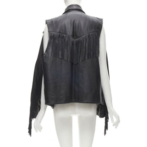 Balenciaga Women's Balenciaga 2017 Fringed Biker Jacket - view 6
