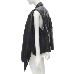 Balenciaga Women's Balenciaga 2017 Fringed Biker Jacket - view 8