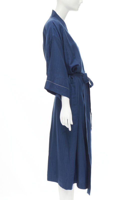 Women's Hermes 100% Cashmere Leather Robe