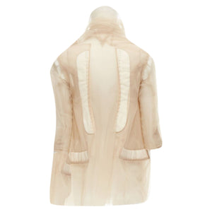 Comme des Garçons Women's Comme des Garcons deconstructed inside out tulle jacket - view 5