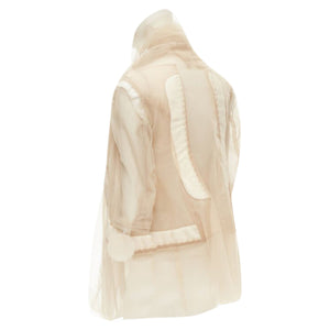 Comme des Garçons Women's Comme des Garcons deconstructed inside out tulle jacket - view 6
