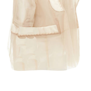Comme des Garçons Women's Comme des Garcons deconstructed inside out tulle jacket - view 8