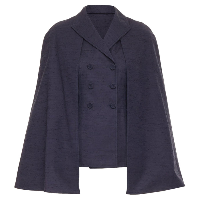 Christian Dior Women's Dior Shantung double breasted structured blazer jacket
