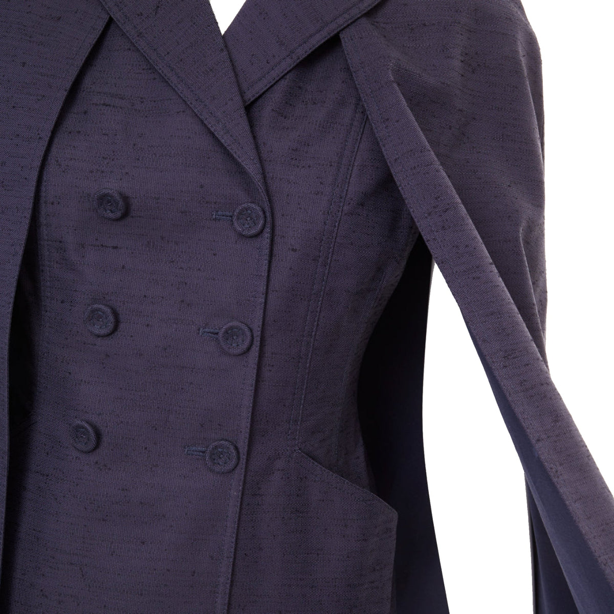 Women's Dior Shantung double breasted structured blazer jacket