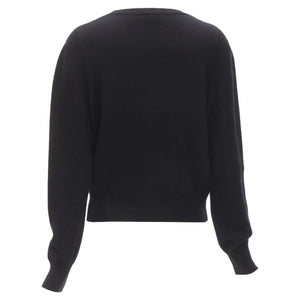 Chanel Women's Chanel cashmere blend bead pearl CC badge sweater - view 5