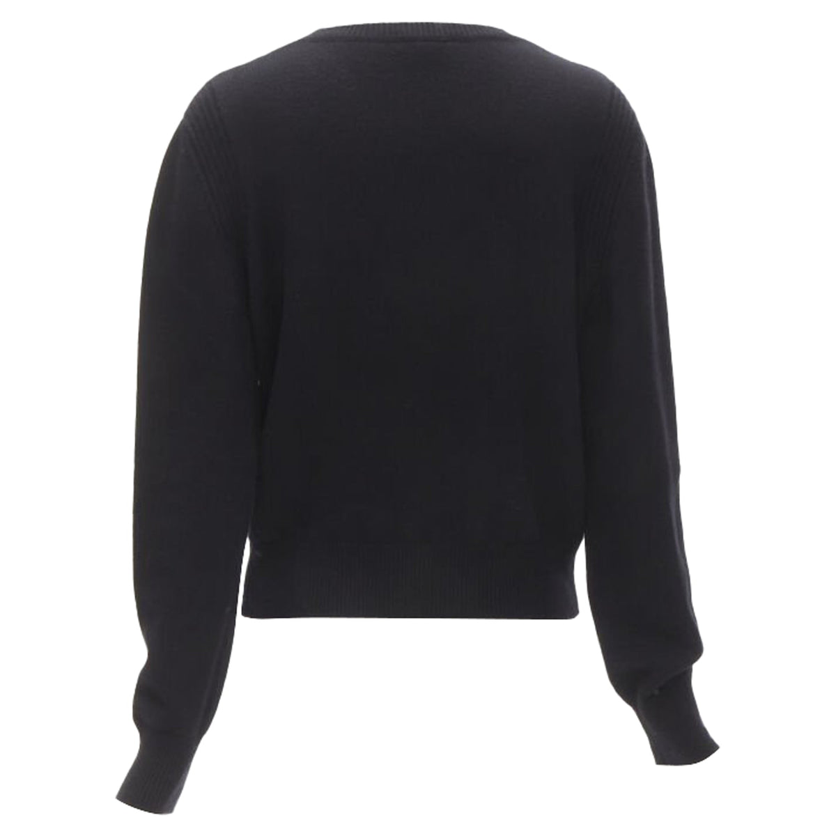 Women's Chanel cashmere blend bead pearl CC badge sweater
