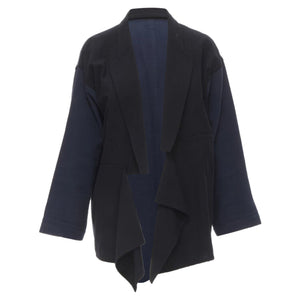 Comme des Garçons Women's Comme des Garcons deconstructed drape front blazer - view 1