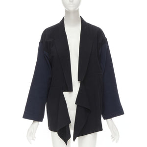 Comme des Garçons Women's Comme des Garcons deconstructed drape front blazer - view 10