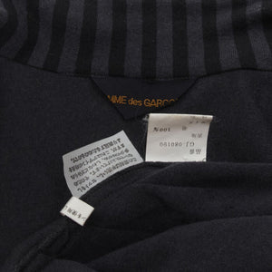 Comme des Garçons Women's Comme des Garcons striped wool draped front jacket - view 8