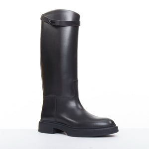 Hermes Women's Hermes Jumping So Black leather riding boots - view 3