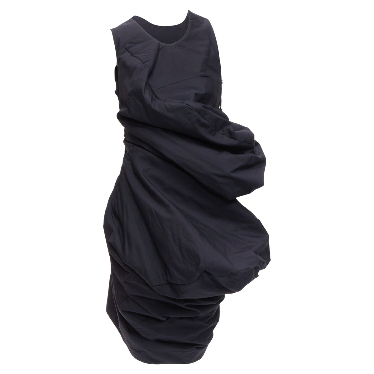 Comme des Garçons Women's Comme des Garcons Lumps Bumps circle cut asymmetric dress