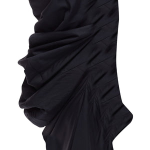 Comme des Garçons Women's Comme des Garcons Lumps Bumps circle cut asymmetric dress - view 2