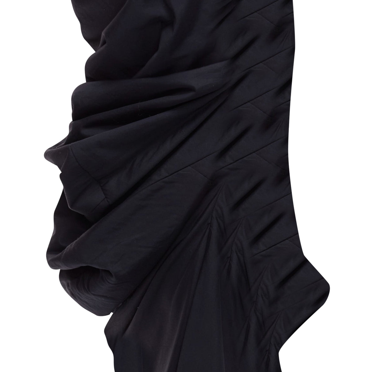 Women's Comme des Garcons Lumps Bumps circle cut asymmetric dress