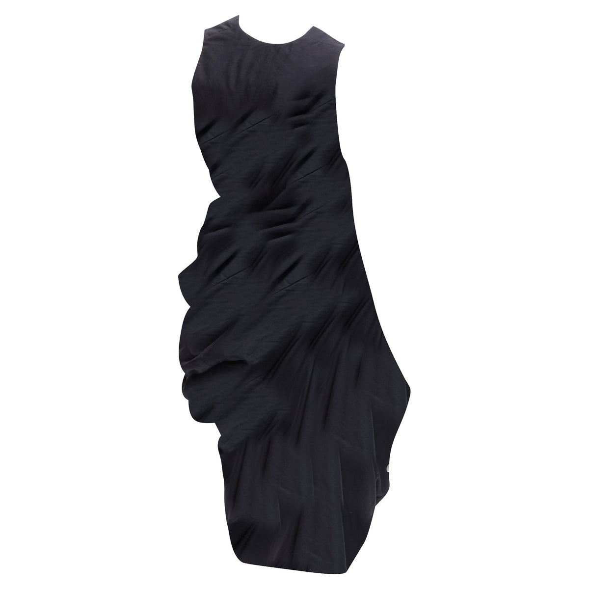 Women's Comme des Garcons Lumps Bumps circle cut asymmetric dress