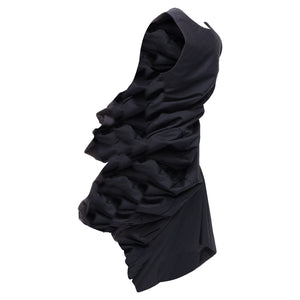 Comme des Garçons Women's Comme des Garcons Lumps Bumps circle cut asymmetric dress - view 7