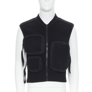 Louis Vuitton Men's Louis Vuitton multi 3D pocket utility pocket ribbed vest - view 1