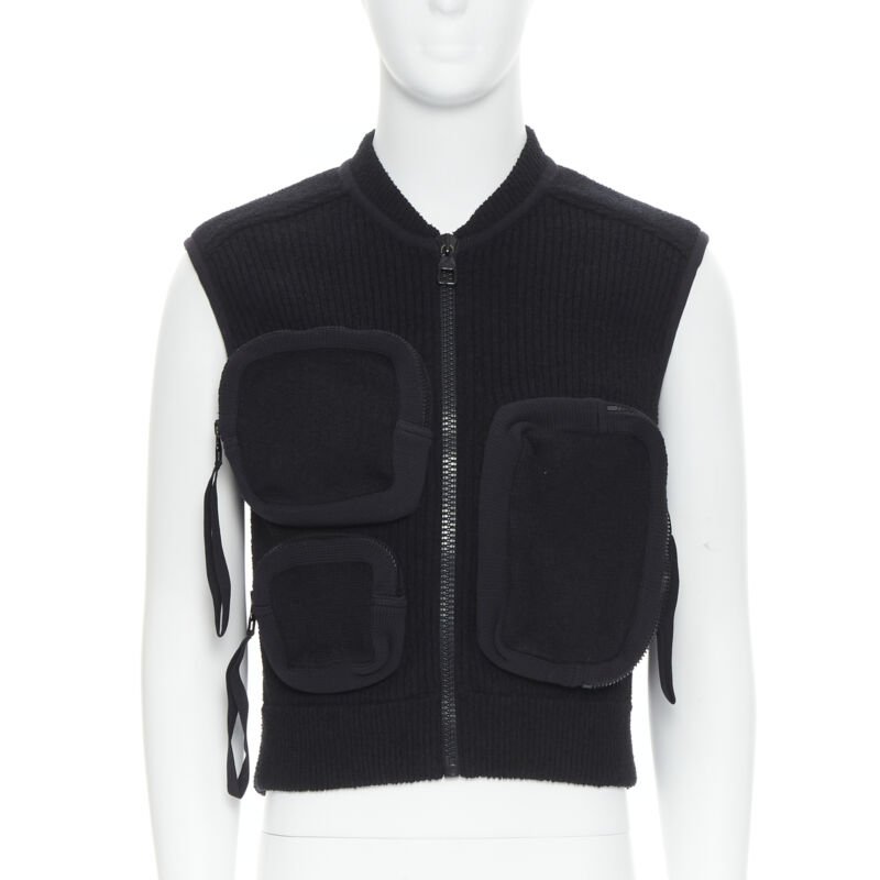 Men's Louis Vuitton multi 3D pocket utility pocket ribbed vest
