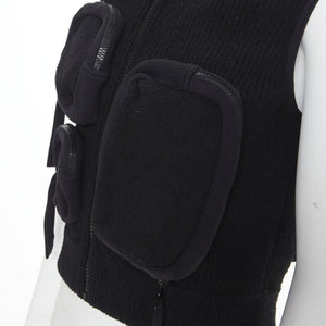 Louis Vuitton Men's Louis Vuitton multi 3D pocket utility pocket ribbed vest - view 2