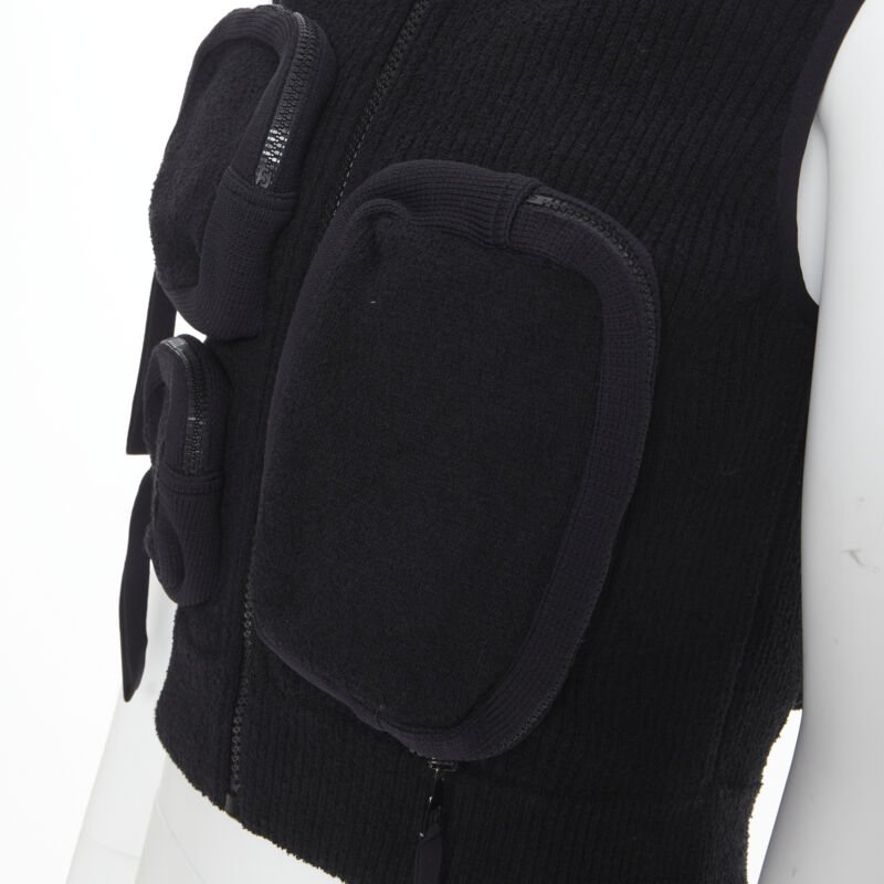 Men's Louis Vuitton multi 3D pocket utility pocket ribbed vest